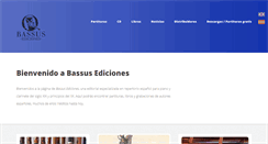 Desktop Screenshot of bassusediciones.com